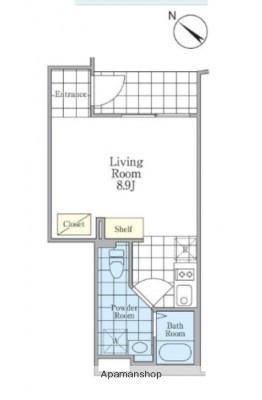 ミリアージュ下北沢(ワンルーム/B1階)の間取り写真