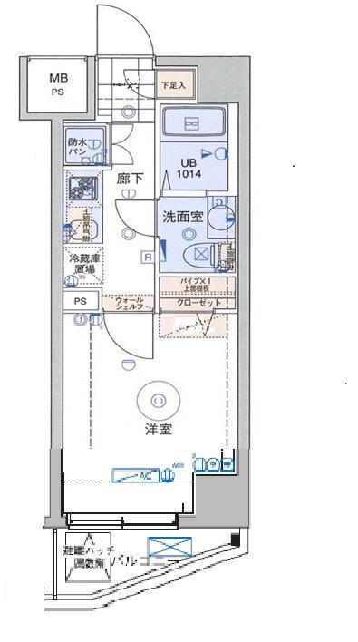 ブライズ高井戸 2階階 間取り