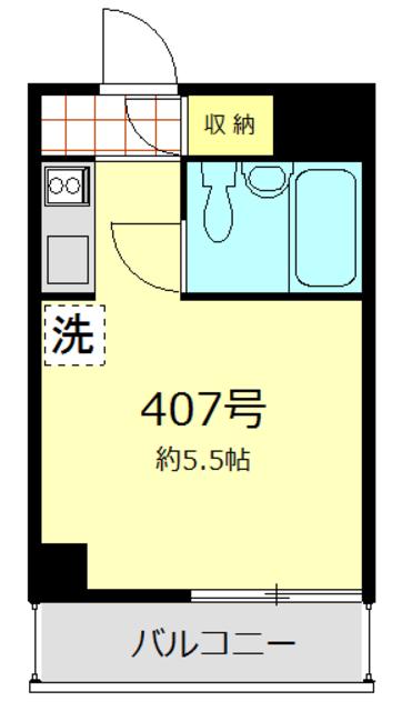 渋谷ダイカンプラザシティ 4階階 間取り