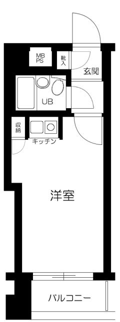 ライオンズマンション方南町第2 2階階 間取り