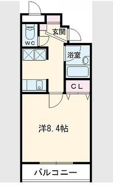 オークスクエア八幡山 1階階 間取り