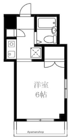 リベルテ新中野(ワンルーム/3階)の間取り写真