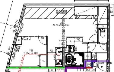 G.T.A. 中野坂上(1LDK/5階)の間取り写真