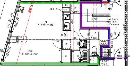 G.T.A. 中野坂上(1LDK/5階)の間取り写真