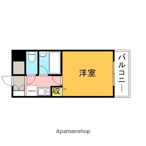 コアパレス・常葉6 3階階 間取り