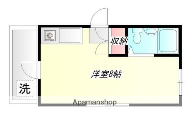 オーク三鷹(ワンルーム/3階)の間取り写真