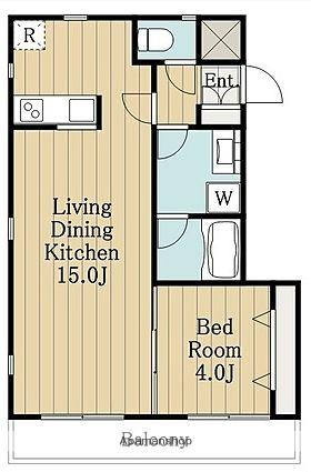 GRAND・BONHEUR(1LDK/3階)の間取り写真
