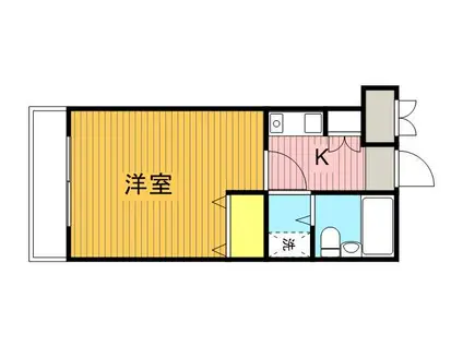 ガラ・ステージ武蔵小金井(1K/1階)の間取り写真