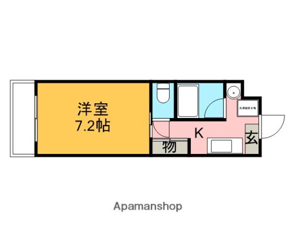 アメニティコウヤマ第15ガーデン(1K/1階)の間取り写真