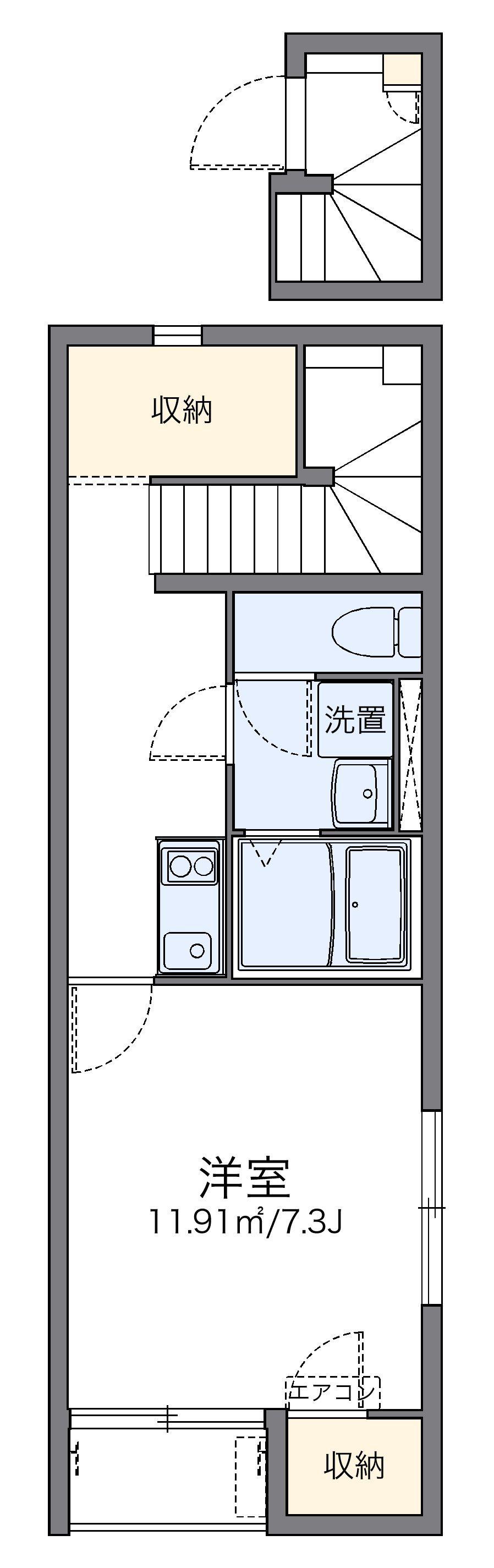 レオネクストけやき 2階階 間取り