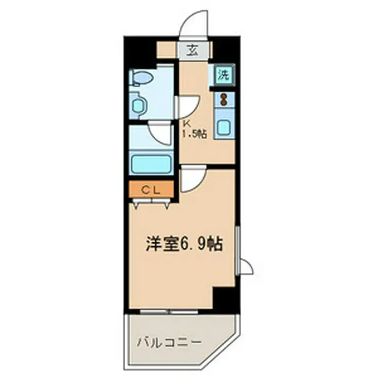 シェ・ルイ 3階階 間取り