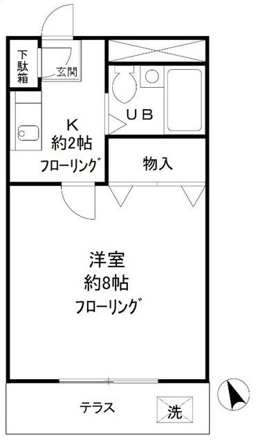 ハイツタカノ 1階階 間取り