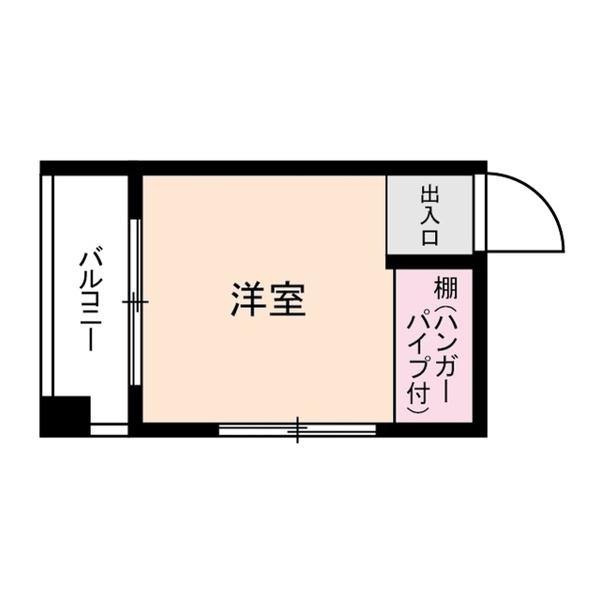 アミンズ聖蹟桜ヶ丘(ワンルーム/2階)の間取り写真