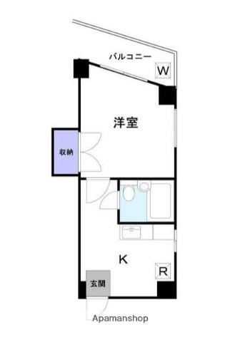 SKビル(2DK/2階)の間取り写真