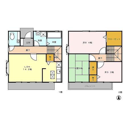 シェラ・エトワール　ＡＢＣＤ(3LDK)の間取り写真