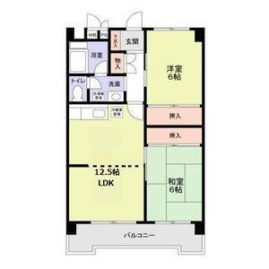 川端ハイツ 3階階 間取り