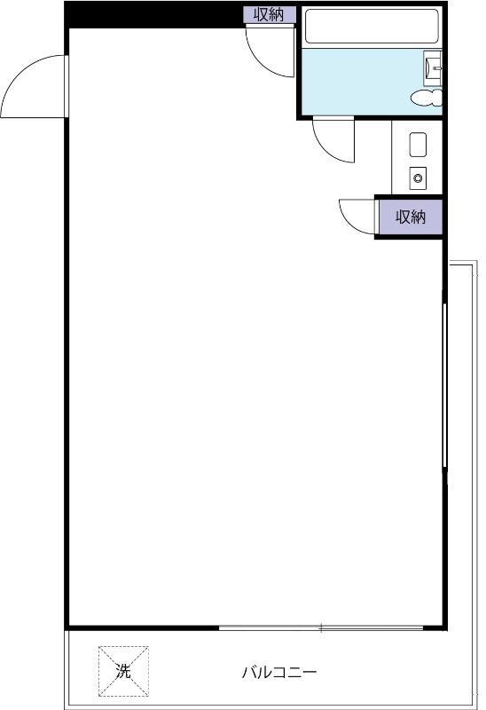 クロノス聖蹟桜ヶ丘(ワンルーム/3階)の間取り写真