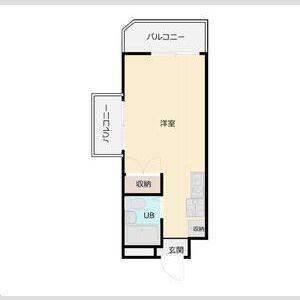 パールマンション柳沢(1K/3階)の間取り写真