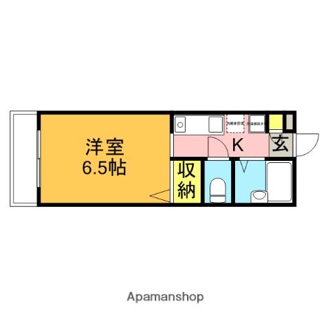 セレナパルテ(1K/2階)の間取り写真