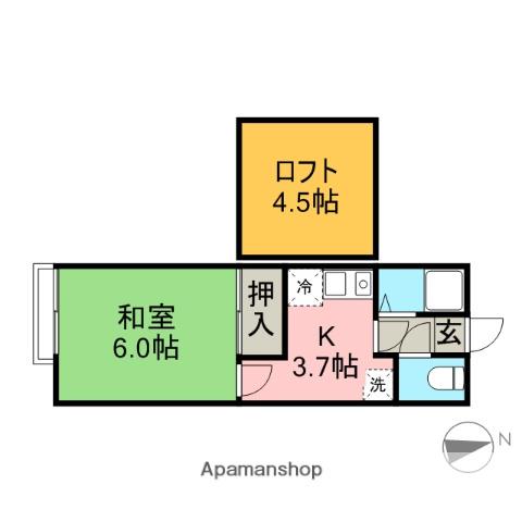 ソアール野崎 2階階 間取り