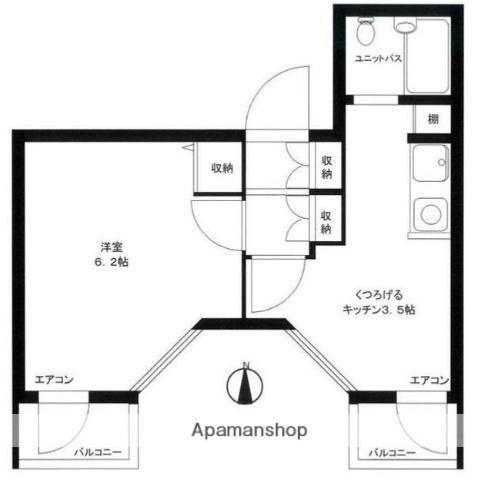 ライオンズマンション武蔵関 4階階 間取り