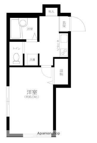 ル・グラン中野沼袋(ワンルーム/1階)の間取り写真