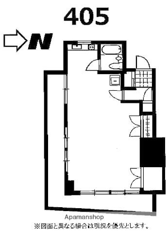 第5野村ビル(ワンルーム/4階)の間取り写真