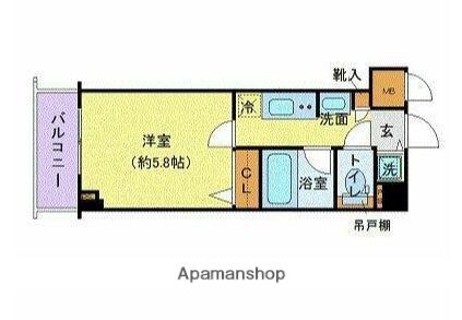 フェニックス武蔵関クアトロ 7階階 間取り