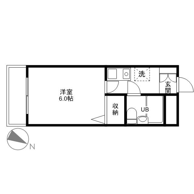 菱和パレス三鷹 3階階 間取り