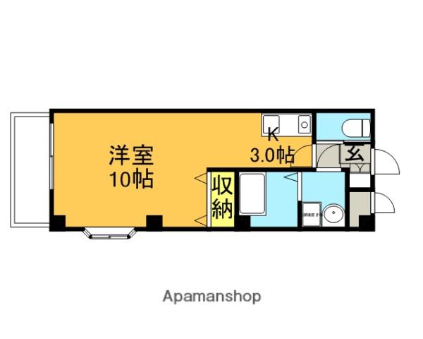 グレイス吉祥寺(1K/2階)の間取り写真