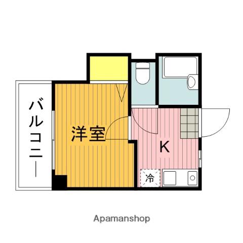 アネックス西荻(1K/3階)の間取り写真