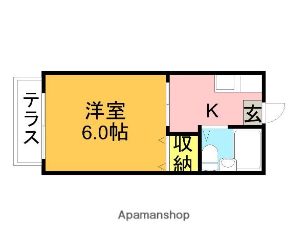 グリーンメゾン伊藤 1階階 間取り