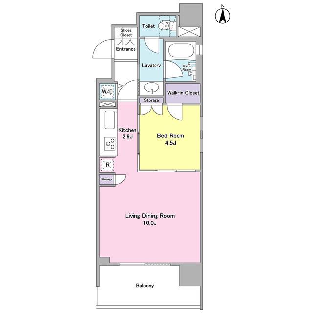 ラクラス目白(1LDK/11階)の間取り写真