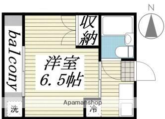 サンアベニュー師岡(1K/2階)の間取り写真