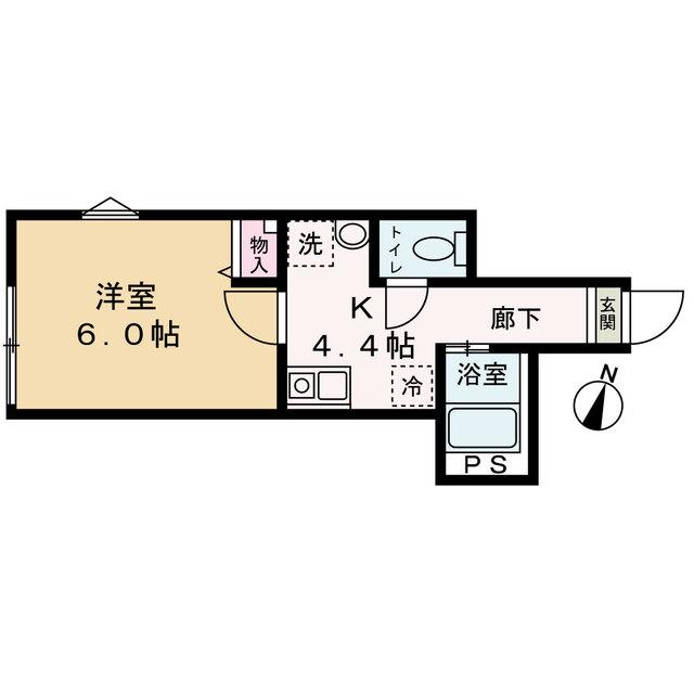 グランステージ西永福(1K/1階)の間取り写真
