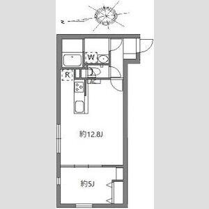 グランピア中野坂上(1LDK/1階)の間取り写真