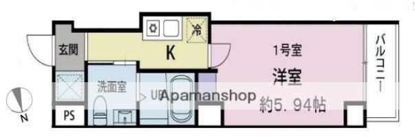 PARIO高円寺(1K/7階)の間取り写真