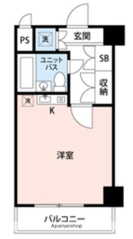 PAL中野ビル(ワンルーム/3階)の間取り写真