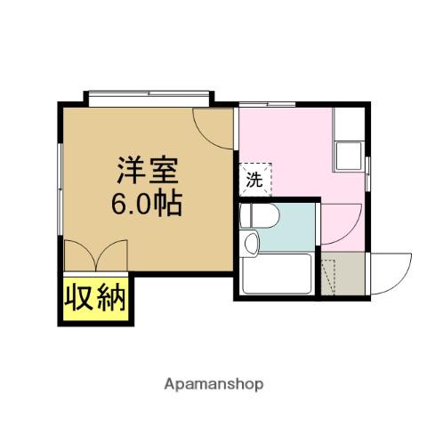 中央本線 武蔵境駅 徒歩17分 2階建 築38年(1K/2階)の間取り写真