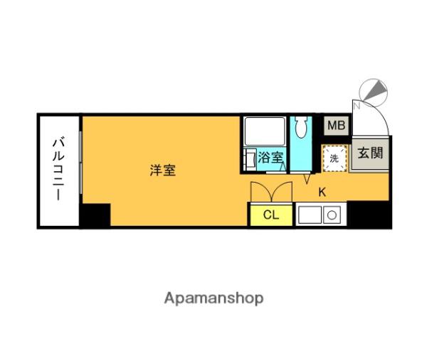 フェニックス国分寺(ワンルーム/2階)の間取り写真