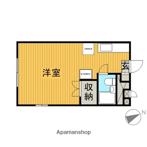 メゾン・プラザ(ワンルーム/1階)の間取り写真