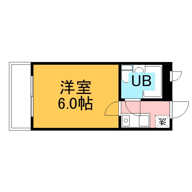 アルテハイム上石神井(ワンルーム/2階)の間取り写真