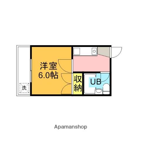 サンライズ須崎 4階階 間取り