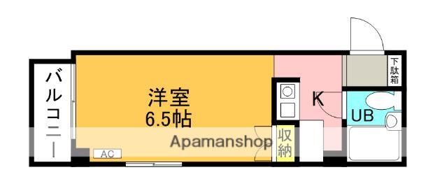 ナカムラスエヒロパレス21(1K/2階)の間取り写真