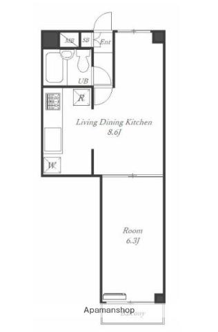 吉祥寺グレース大所 1階階 間取り