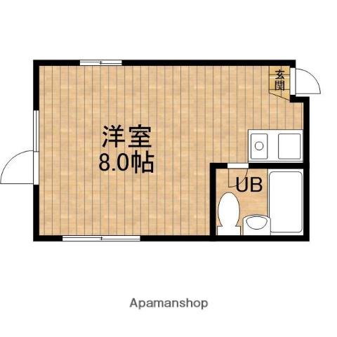 アイコート吉祥寺(ワンルーム/1階)の間取り写真