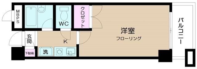 日神パレステージ玉川上水 4階階 間取り