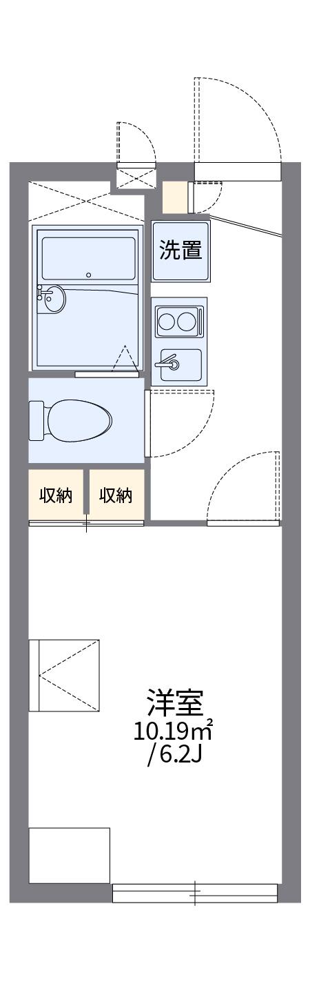 レオパレス光町 2階階 間取り