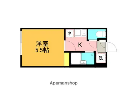 AZEST-RENT武蔵小金井(1K/1階)の間取り写真