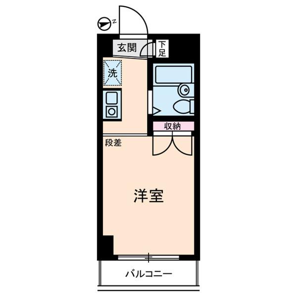 エバーグレース西府 3階階 間取り